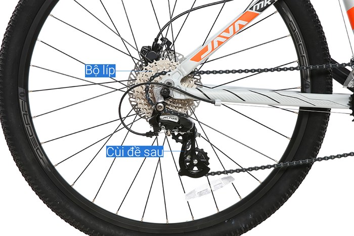Xe Đạp Địa Hình MTB Java 650B-Moka2-24S 27.5 inch Size S