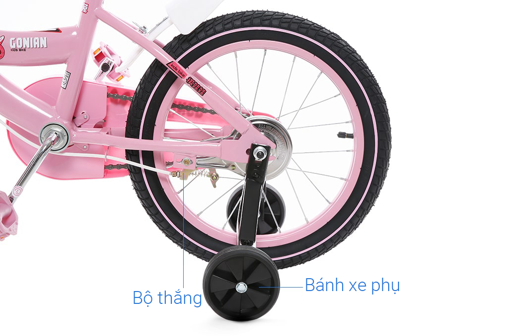 Xe Đạp Trẻ Em Stitch Goya Rabbit JY902-14 14 inch Màu Hồng