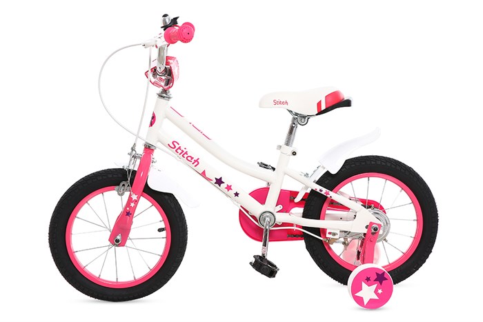 Xe Đạp Trẻ Em Stitch Goya Rabbit JY902-14 14 inch Màu Trắng - Hồng