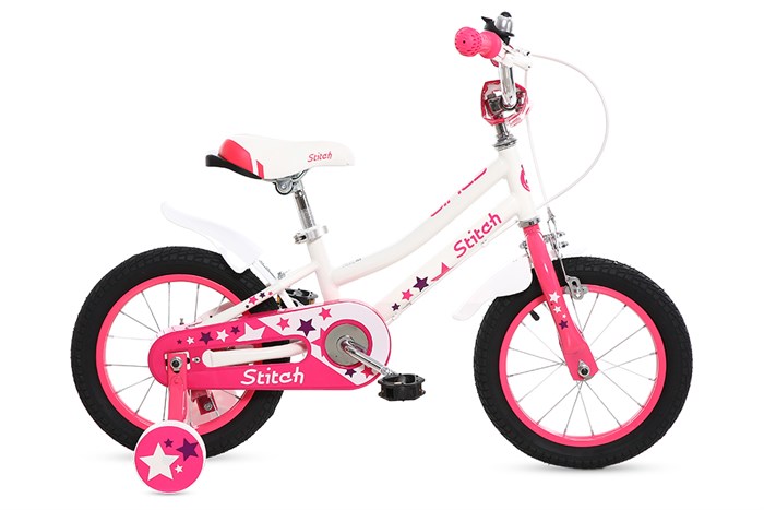 Xe Đạp Trẻ Em Stitch Goya Rabbit JY902-14 14 inch Màu Trắng - Hồng