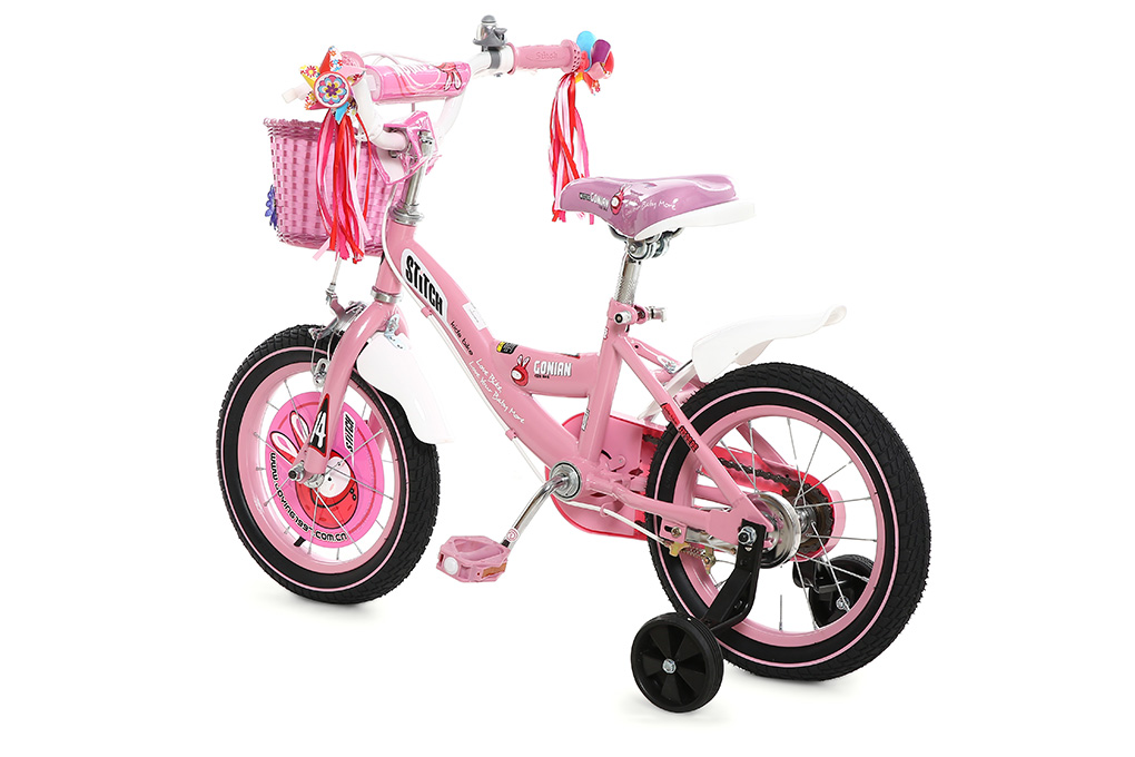 Xe Đạp Trẻ Em Stitch Goya Rabbit JY902-14 14 inch Màu Hồng