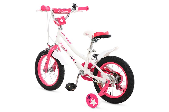 Xe Đạp Trẻ Em Stitch Goya Rabbit JY902-14 14 inch Màu Trắng - Hồng