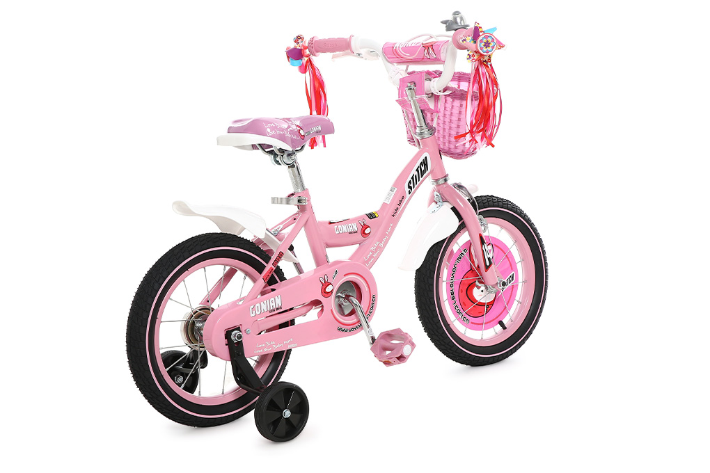 Xe Đạp Trẻ Em Stitch Goya Rabbit JY902-14 14 inch Màu Hồng