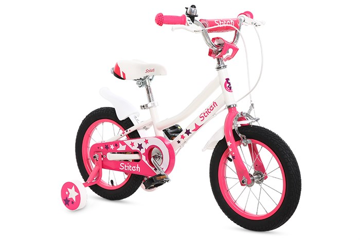 Xe Đạp Trẻ Em Stitch Goya Rabbit JY902-14 14 inch Màu Trắng - Hồng
