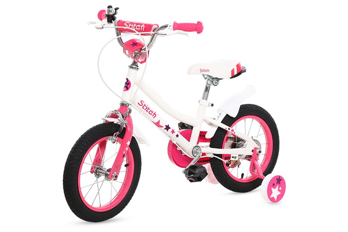 Xe Đạp Trẻ Em Stitch Goya Rabbit JY902-14 14 inch Màu Trắng - Hồng