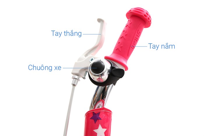 Xe Đạp Trẻ Em Stitch Goya Rabbit JY902-14 14 inch Màu Trắng - Hồng