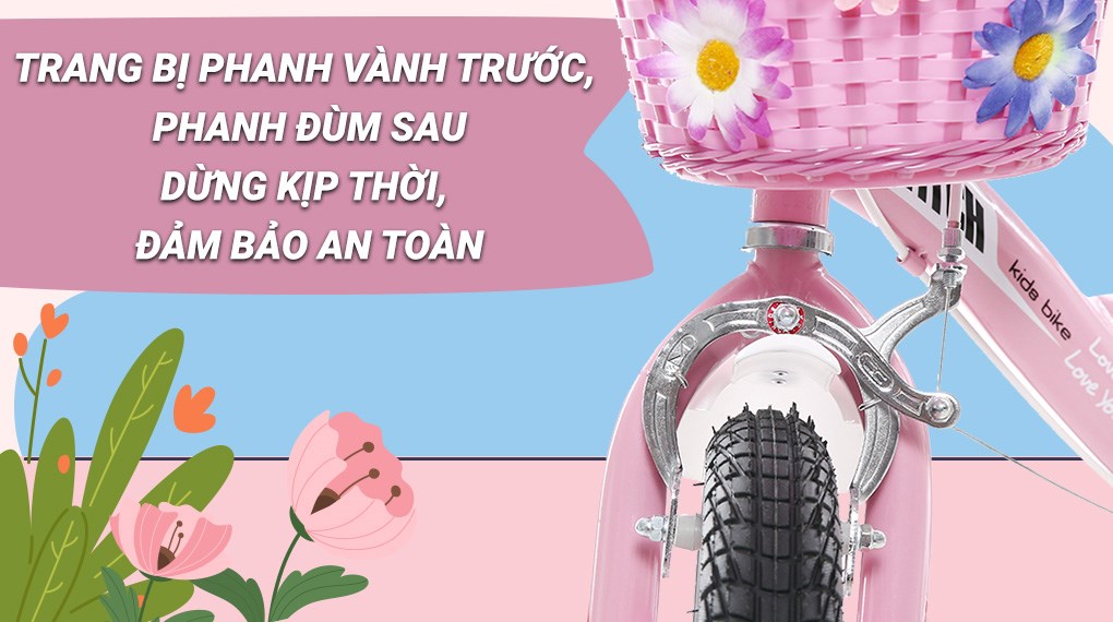 Xe Đạp Trẻ Em Stitch Goya Rabbit JY902-16 16 inch