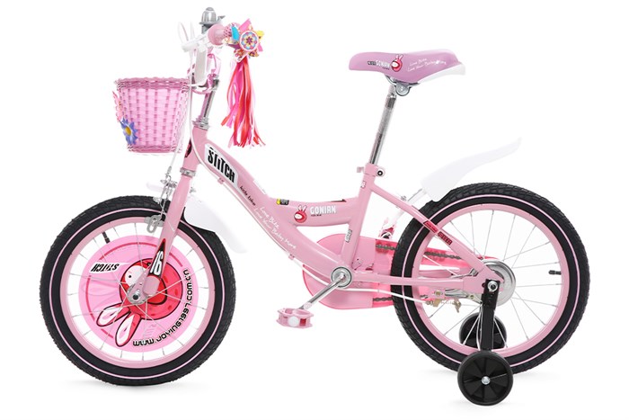 Xe Đạp Trẻ Em Stitch Goya Rabbit JY902-16 16 inch Màu Hồng