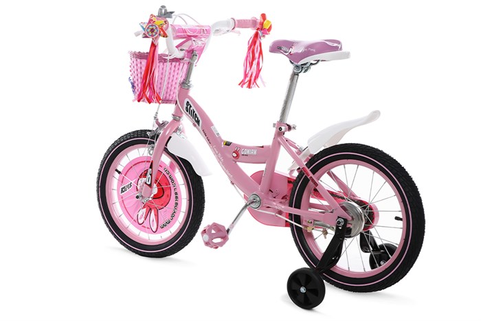 Xe Đạp Trẻ Em Stitch Goya Rabbit JY902-16 16 inch Màu Hồng