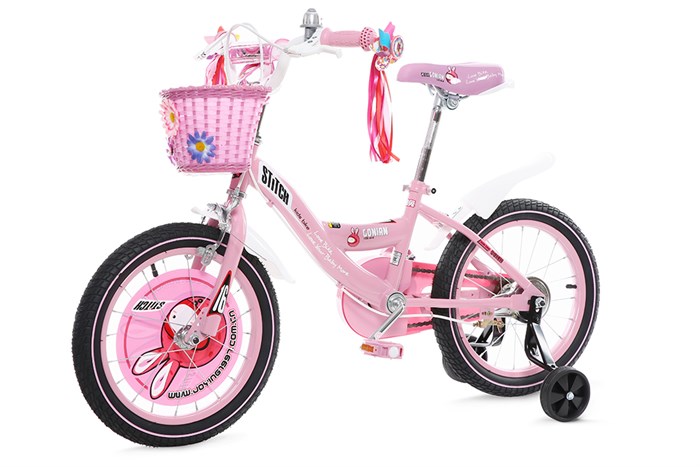 Xe Đạp Trẻ Em Stitch Goya Rabbit JY902-16 16 inch Màu Hồng