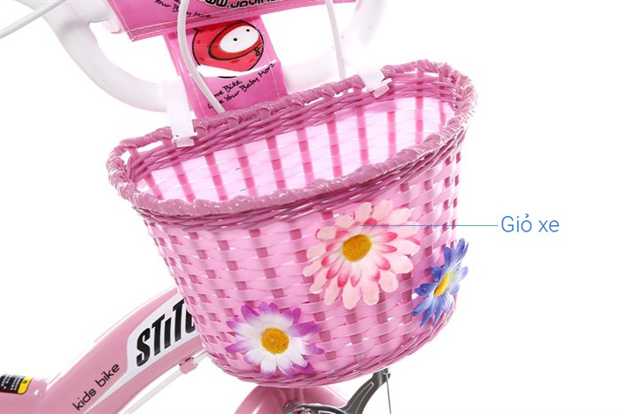Xe Đạp Trẻ Em Stitch Goya Rabbit JK902-18 18 inch Màu Hồng