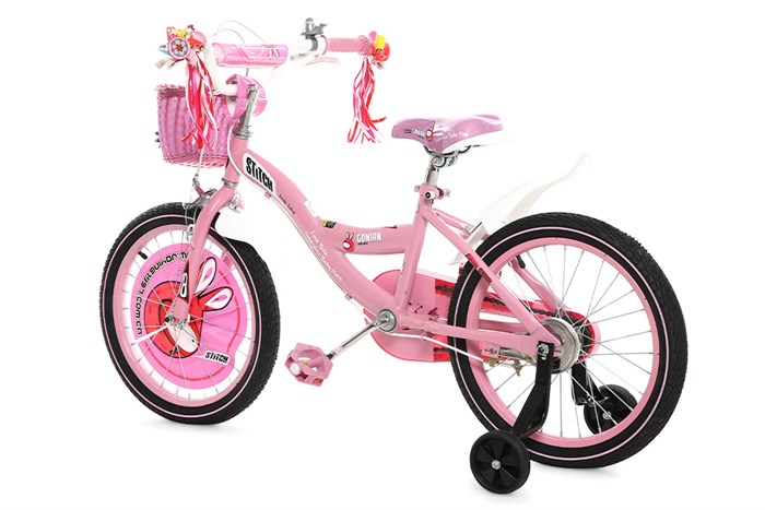 Xe Đạp Trẻ Em Stitch Goya Rabbit JK902-18 18 inch Màu Hồng