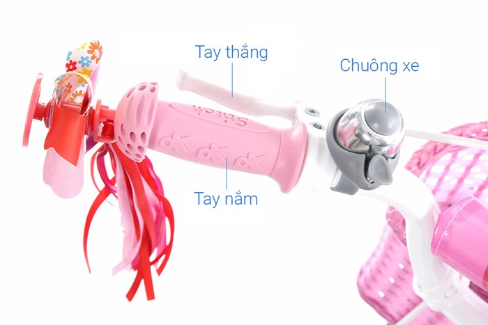 Xe Đạp Trẻ Em Stitch Goya Rabbit JK902-18 18 inch Màu Hồng