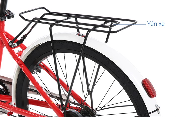 Xe Đạp Trẻ Em Stitch Roman JK2401 24 inch Màu Đỏ