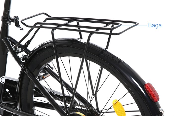 Xe Đạp Trẻ Em Stitch Roman JK2401 24 inch Màu Đen