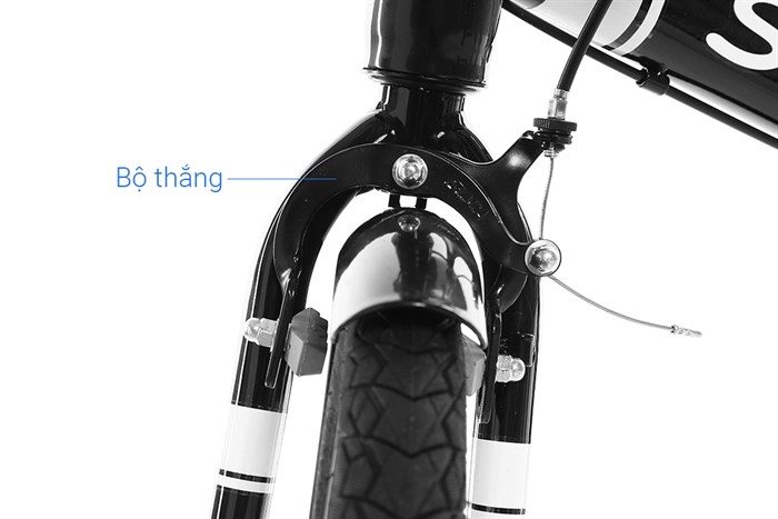 Xe Đạp Trẻ Em Stitch Roman JK2401 24 inch Màu Đen