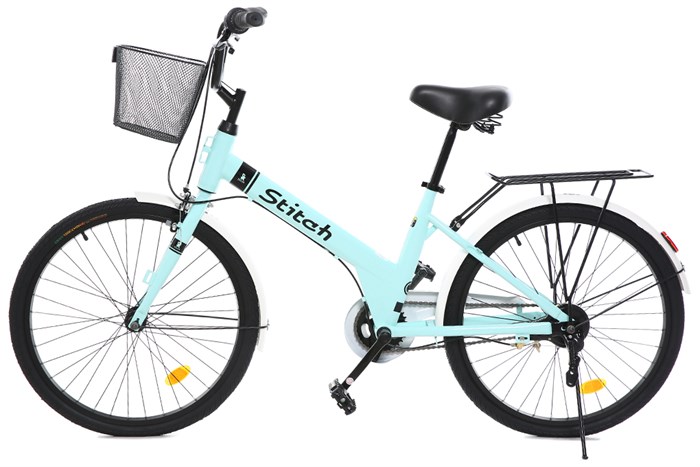 Xe Đạp Trẻ Em Stitch Roman JK2401 24 inch Màu Xanh Dương