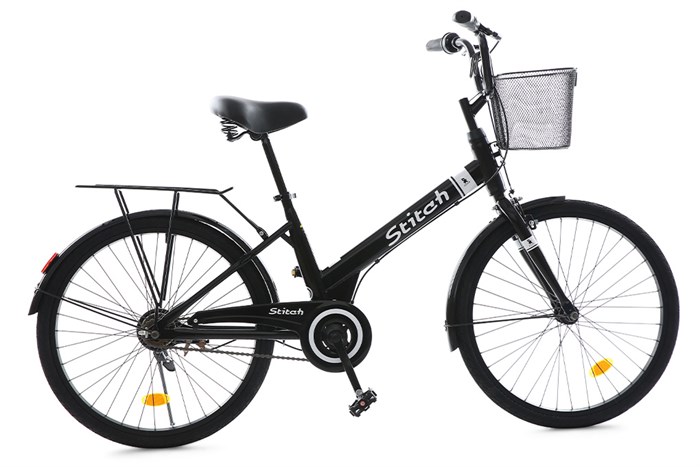 Xe Đạp Trẻ Em Stitch Roman JK2401 24 inch Màu Đen