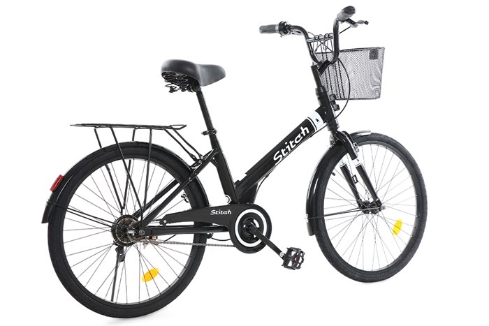 Xe Đạp Trẻ Em Stitch Roman JK2401 24 inch Màu Đen