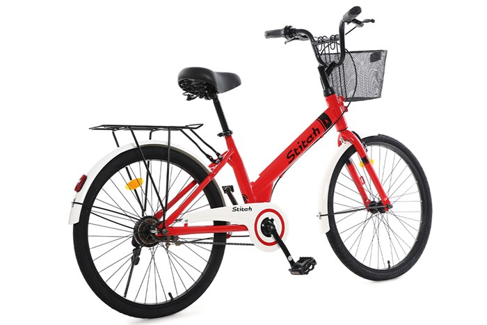 Xe Đạp Trẻ Em Stitch Roman JK2401 24 inch Màu Đỏ