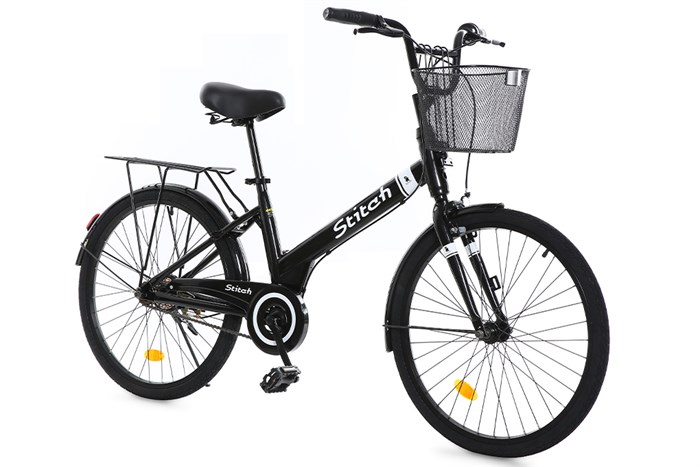 Xe Đạp Trẻ Em Stitch Roman JK2401 24 inch Màu Đen