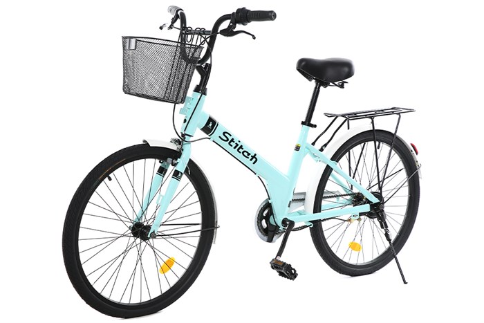 Xe Đạp Trẻ Em Stitch Roman JK2401 24 inch Màu Xanh Dương