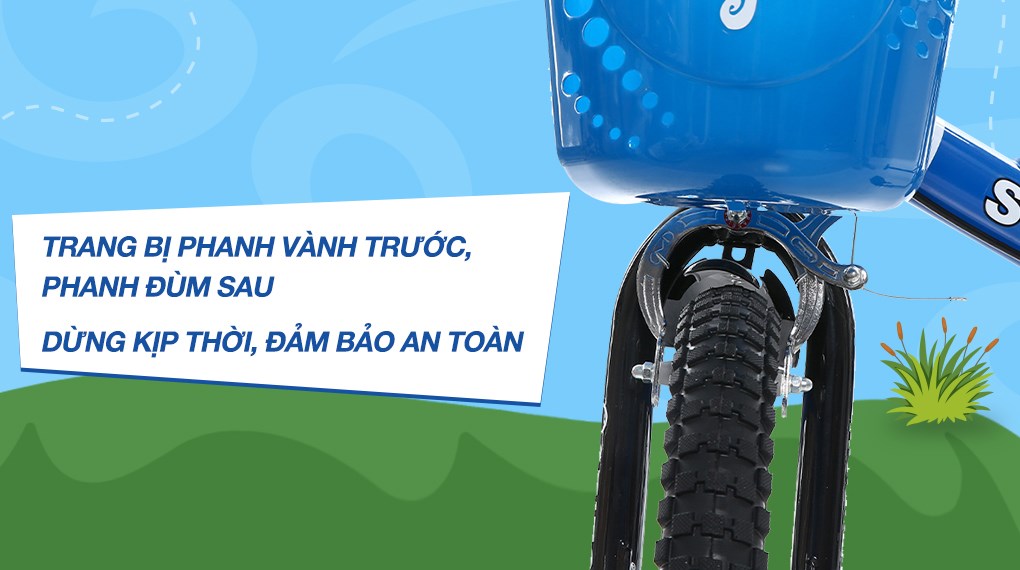 Xe Đạp Trẻ Em Stitch Little Cool JY904-16 16 inch