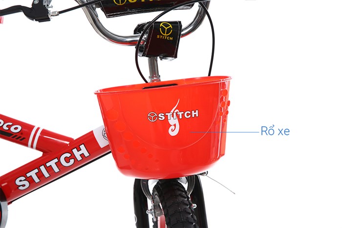 Xe Đạp Trẻ Em Stitch Little Cool JY904-16 16 inch Màu Đỏ