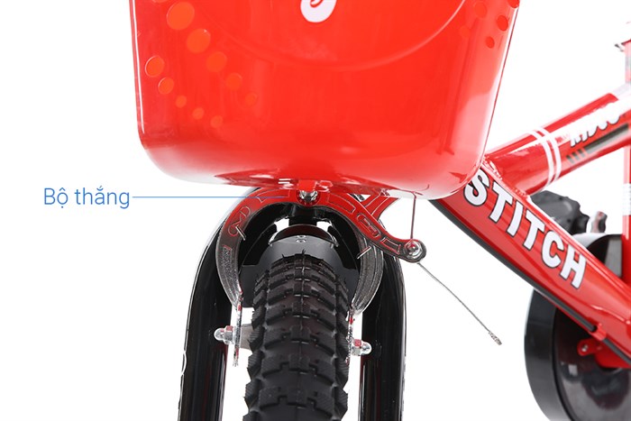 Xe Đạp Trẻ Em Stitch Little Cool JY904-16 16 inch Màu Đỏ