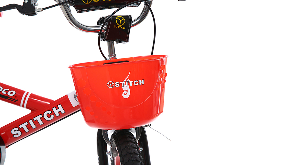 Xe đạp trẻ em Stitch Little Cool JY904-16 16 inch - Giỏ xe