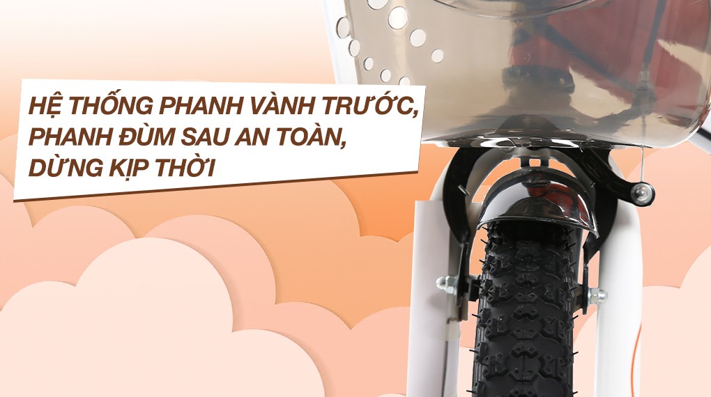 Xe Đạp Trẻ Em Stitch Happy Fish JY907-16 16 inch