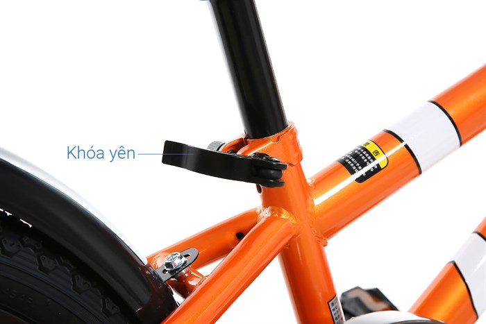 Xe Đạp Trẻ Em Stitch Happy Fish JY907-16 16 inch Màu Cam