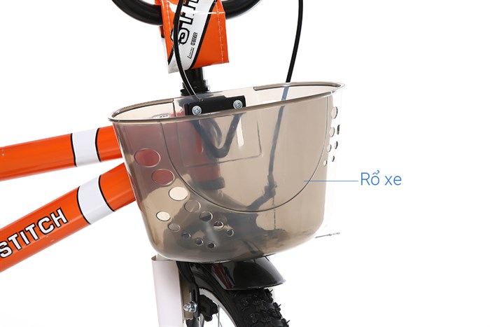 Xe Đạp Trẻ Em Stitch Happy Fish JY907-16 16 inch Màu Cam