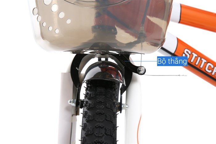 Xe Đạp Trẻ Em Stitch Happy Fish JY907-16 16 inch Màu Cam