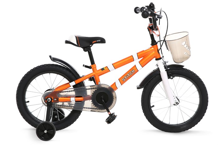 Xe Đạp Trẻ Em Stitch Happy Fish JY907-16 16 inch Màu Cam