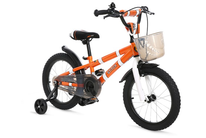 Xe Đạp Trẻ Em Stitch Happy Fish JY907-16 16 inch Màu Cam