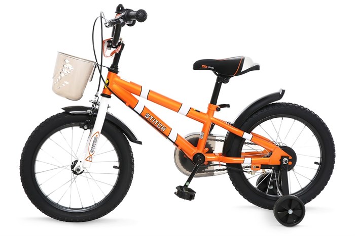 Xe Đạp Trẻ Em Stitch Happy Fish JY907-16 16 inch Màu Cam