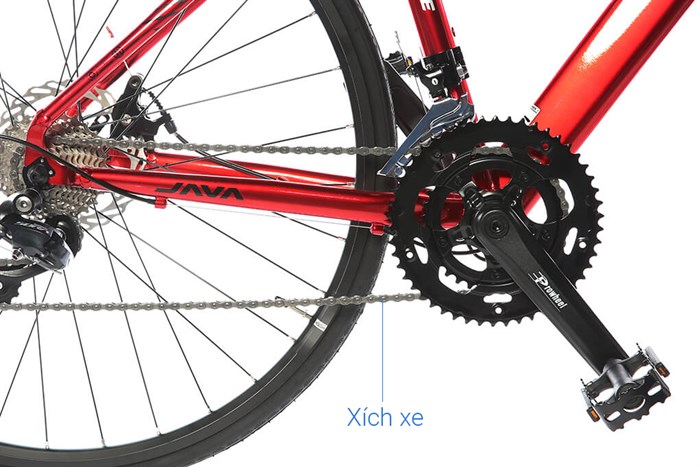 Xe Đạp Thể Thao Road Java 700C-Veloce-D 700C Size XS