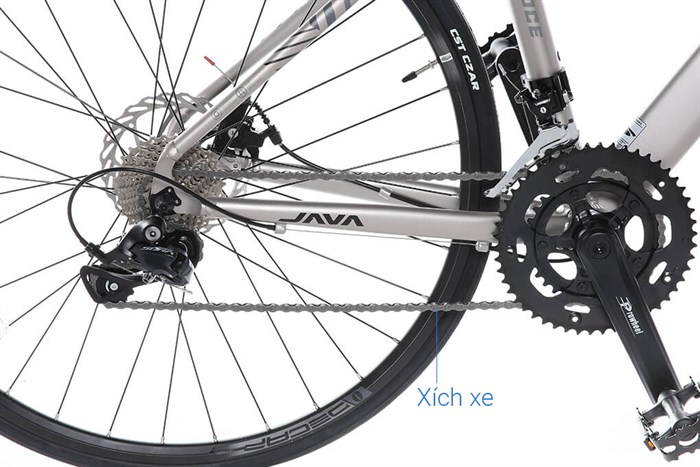 Xe Đạp Thể Thao Road Java 700C-Veloce-D 700C Size S
