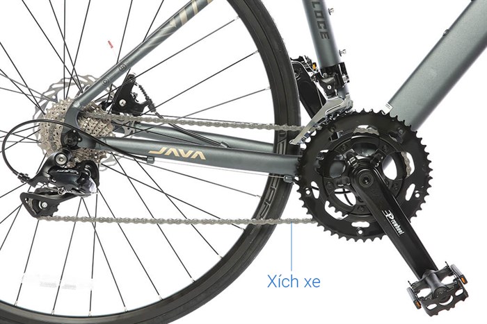 Xe Đạp Thể Thao Road Java 700C-Veloce-D 700C Size S