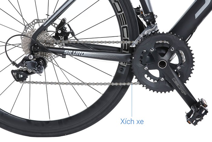 Xe Đạp Thể Thao Road Java 700C-Siluro2-18S-1 700C Size S