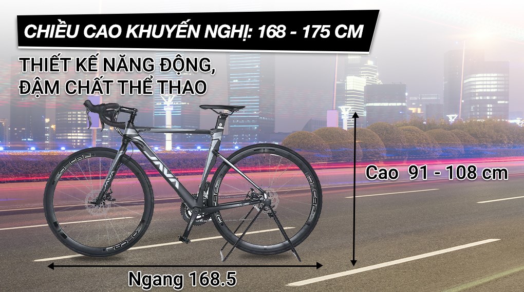 Xe Đạp Thể Thao Road Java 700C-Siluro2-18S-1 700C Size M