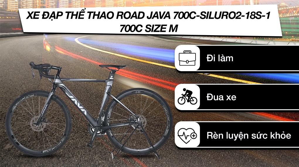 Xe đạp thể thao Road Java: “Đam mê thể thao và tốc độ, bạn không thể bỏ qua Xe đạp thể thao Road Java! Với thiết kế đẹp mắt và sang trọng, xe đạp sẽ giúp bạn vượt qua mọi thử thách trên đường đua, cùng với những trải nghiệm thú vị mang đến cho bạn. Hãy cùng khám phá bộ sưu tập Xe đạp thể thao Road Java tại đây!”