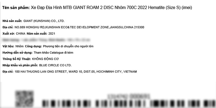 Xe đạp địa hình MTB Giant Roam 2 Disc 29 inch Size S