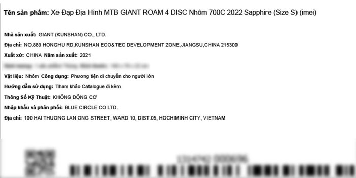 Xe Đạp Địa Hình MTB Giant Roam 4 Disc (2022) 29 inch Size S