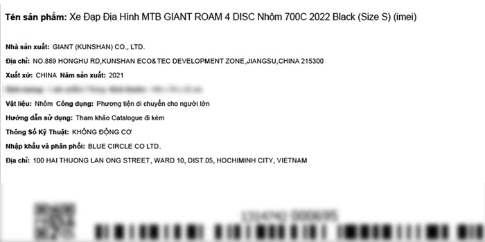 Xe Đạp Địa Hình MTB Giant Roam 4 Disc (2022) 29 inch Size S