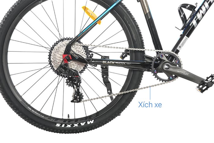 Xe Đạp Địa Hình MTB Twitter Blackhawk Pro (QR) NX-11S 27.5 inch Size M Màu Đen - xanh dương