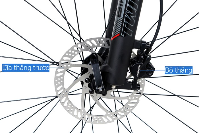 Xe Đạp Địa Hình MTB Twitter Blackhawk Pro (QR) NX-11S 27.5 inch Size S Màu Đen - Đỏ