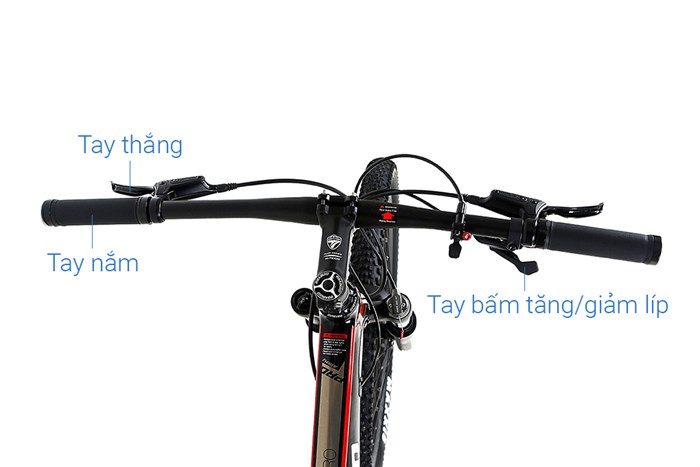 Xe Đạp Địa Hình MTB Twitter Blackhawk Pro (QR) NX-11S 27.5 inch Size S Màu Đen - Đỏ