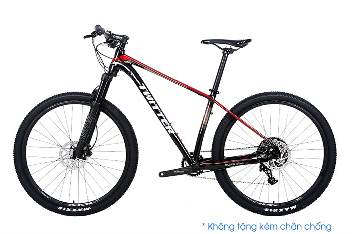 Xe Đạp Địa Hình MTB Twitter Blackhawk Pro (QR) NX-11S 27.5 inch Size S Màu Đen - Đỏ